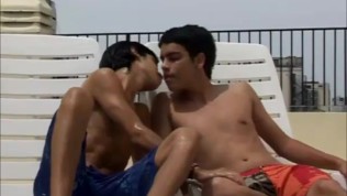Close twink friends came out of the closet on vacation